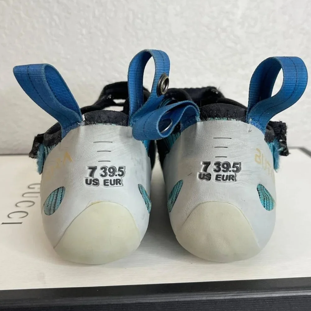 Butora Comet Rental Climbing Shoes Blue Grey Black Strappy Men's‎ 39.5 EU/7 US